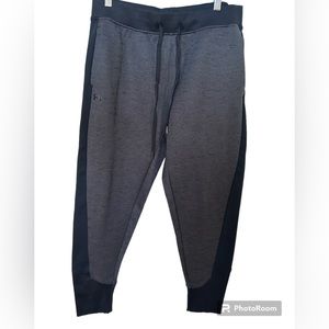 UNDER ARMOUR Womens Medium Gray ColdGear Fleece Joggers Sweat Pants